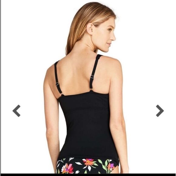 NWOT Lands End Tankini black under wire bra - Picture 2 of 2
